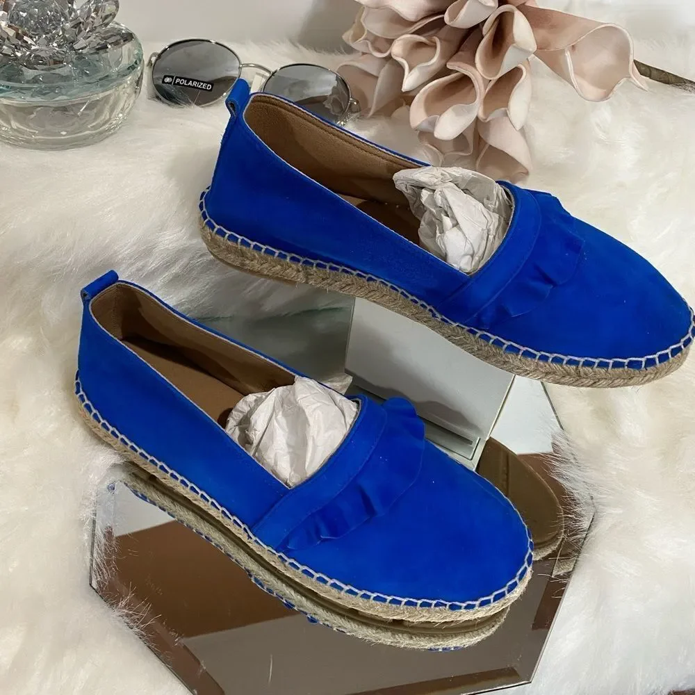 Anthropologie Ruffled Espadrilles